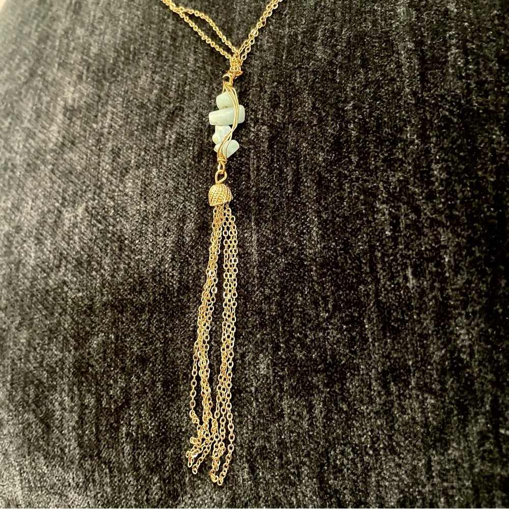 3️⃣ for $10!!! Stone & Tassel Necklace